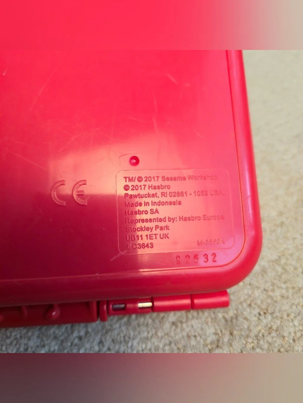 Hasbro Sesame Street Elmo's On The Go Letters Alphabet w/ Carry Case COMPLETE